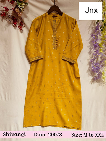 Shivangi Jnx Vertican Kurtis Wholesale Price