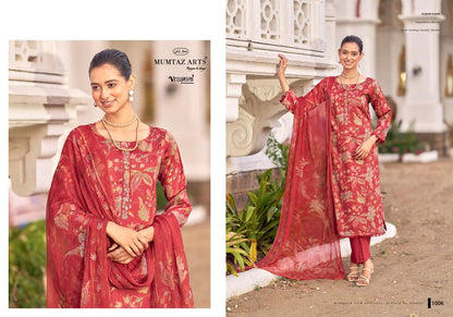 Shivangi Mumtaz Arts Jam Satin Karachi Salwar Suits Exporter Gujarat