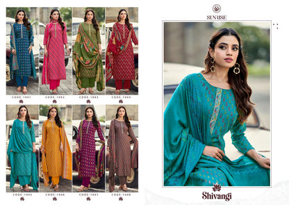 Shivangi Sunrise Pashmina Suits Supplier Ahmedabad