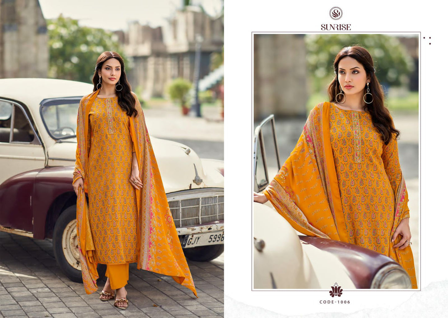 Shivangi Sunrise Pashmina Suits Supplier Ahmedabad