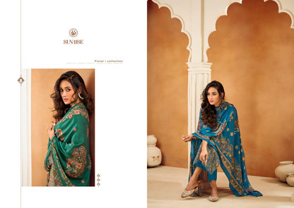 Shivangi Vol 2 Sunrise Pashmina Suits Supplier Gujarat