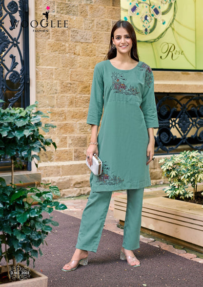 Shivangi Wooglee Cotton Co Ord Set Wholesale Price