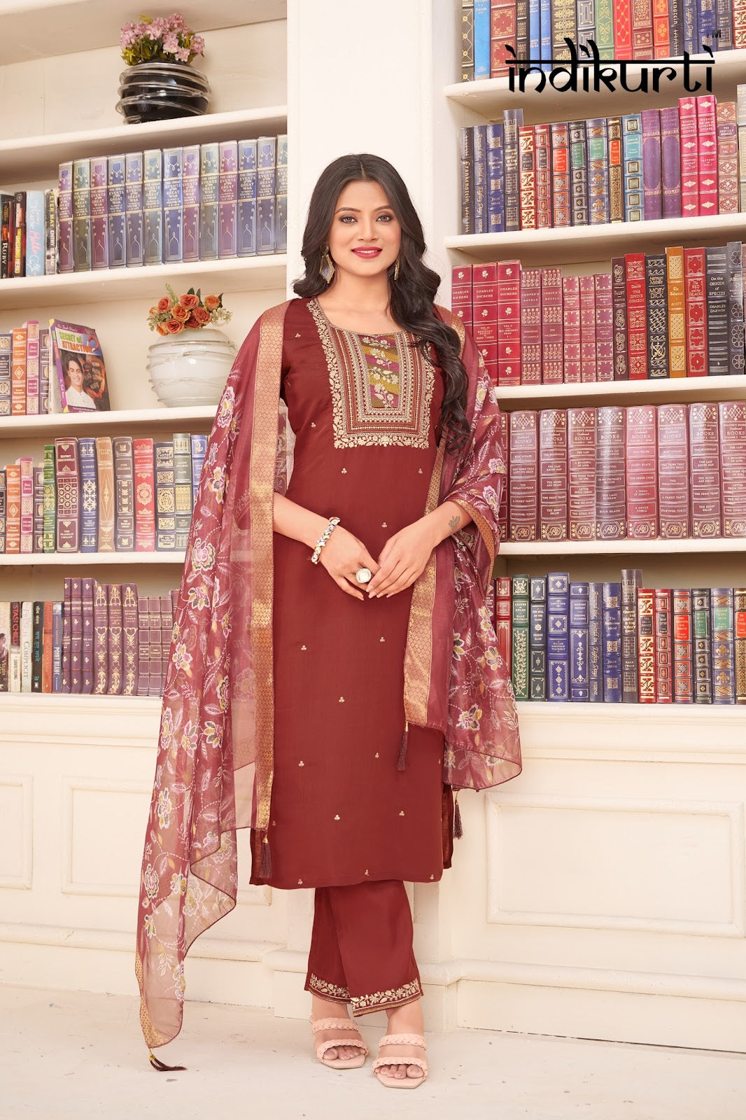 Shivani 4 Indikurti Pv Readymade Pant Style Suits Supplier Gujarat