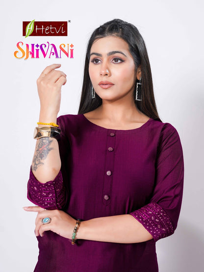 Shivani Hetvi Vetican Kurti With Pocket Wholesale Price
