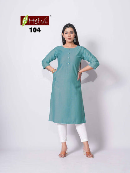 Shivani Hetvi Vetican Kurti With Pocket Wholesale Price