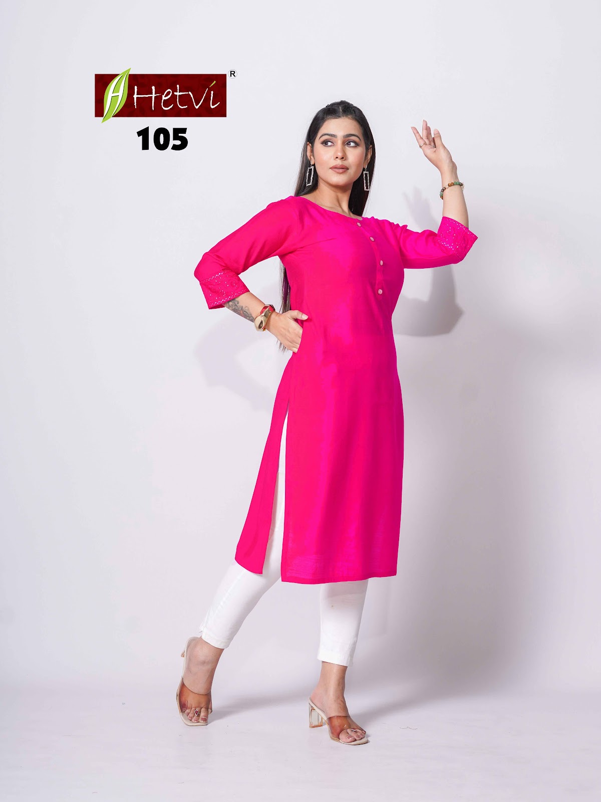 Shivani Hetvi Vetican Kurti With Pocket Wholesale Price