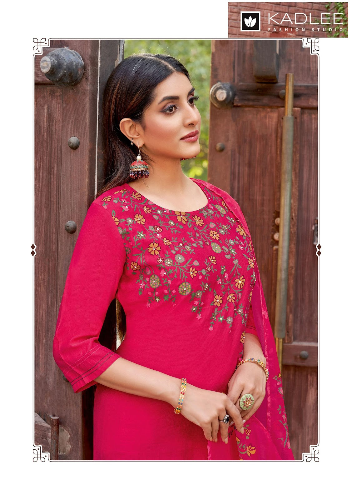 Shivani Kadlee Viscose Weaving Readymade Pant Style Suits Wholesale Rate