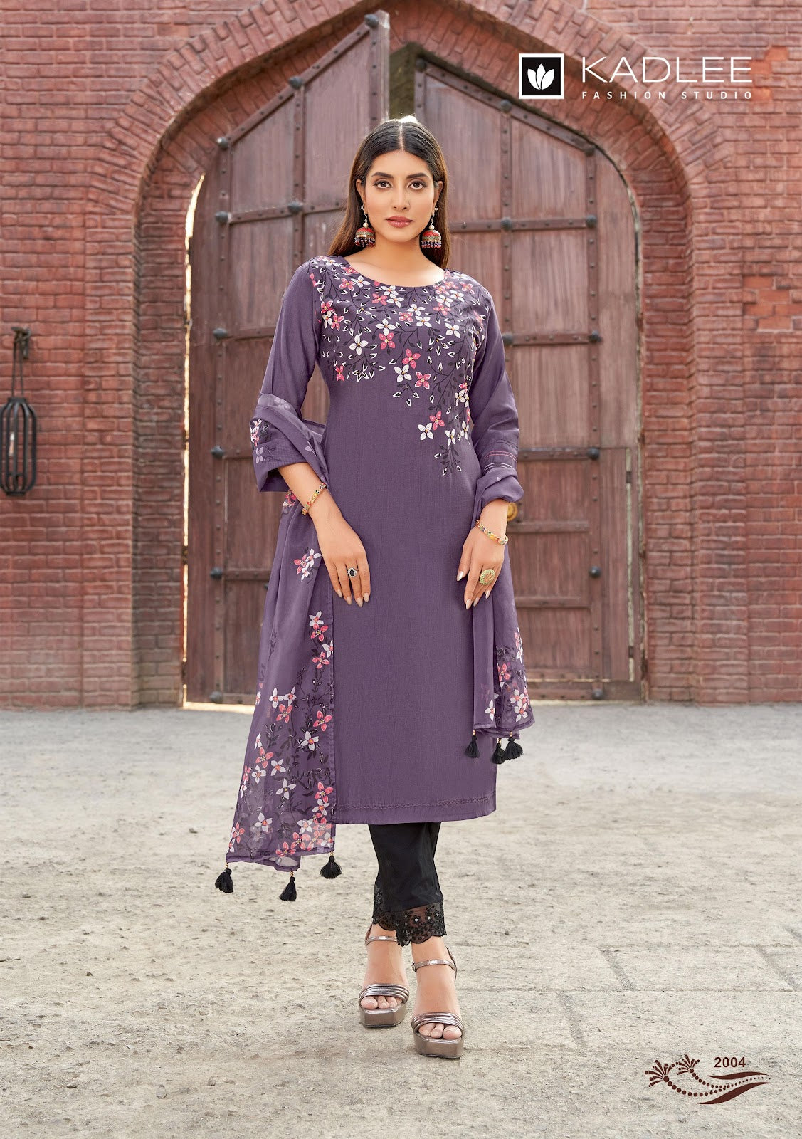 Shivani Kadlee Viscose Weaving Readymade Pant Style Suits Wholesale Rate