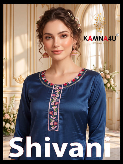 Shivani Kamna4U Roman Readymade Pant Style Suits Exporter India