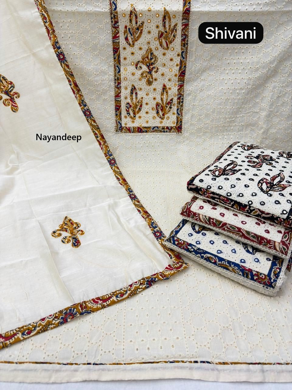 Shivani Nayandeep Cotton Dress Material Manufacturer Ahmedabad