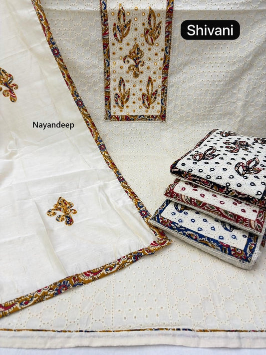 Shivani Nayandeep Cotton Dress Material Manufacturer Ahmedabad