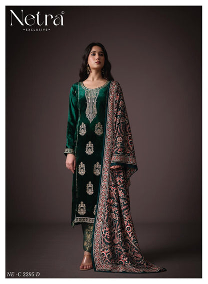 Shivani Netra Velvet Suits Exporter India