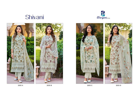 Shivani Sargam Prints Pure Jam Pant Style Suits Manufacturer India