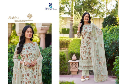 Shivani Sargam Prints Pure Jam Pant Style Suits Manufacturer India