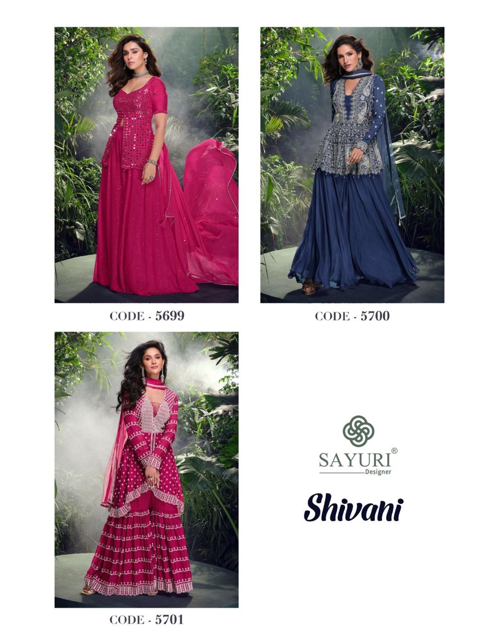 Shivani Sayuri Silk Readymade Suits Wholesaler Ahmedabad