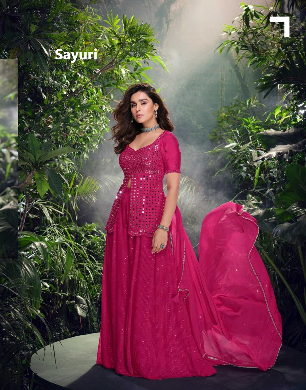 Shivani Sayuri Silk Readymade Suits Wholesaler Ahmedabad