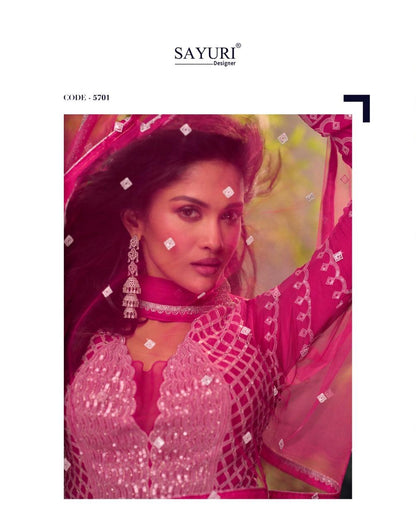 Shivani Sayuri Silk Readymade Suits Wholesaler Ahmedabad