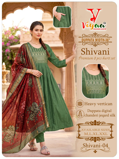 Shivani Viyaa Vertican Readymade Anarkali Suits Wholesale