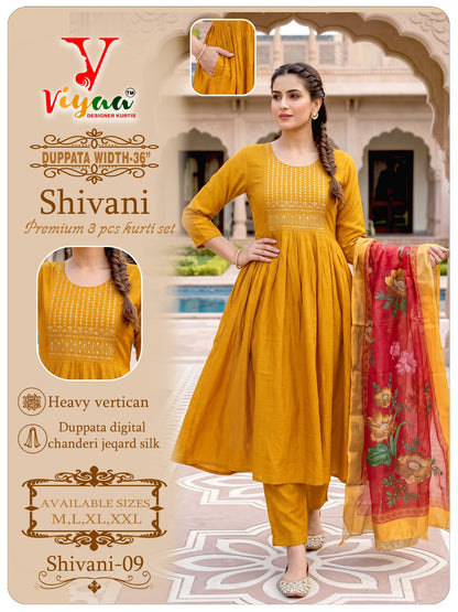 Shivani Viyaa Vertican Readymade Anarkali Suits Wholesale