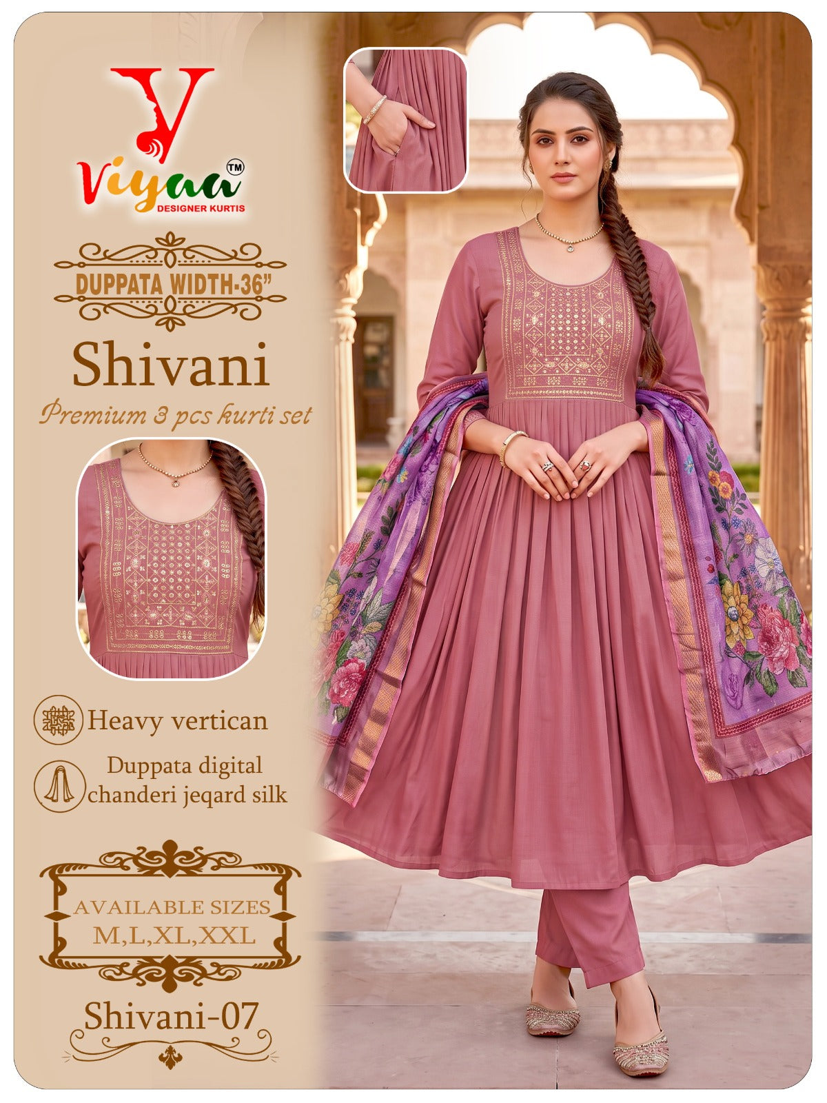 Shivani Viyaa Vertican Readymade Anarkali Suits Wholesale