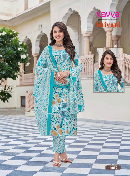 Shivani Vol 1 Kavya Readymade Cotton Pant Suits Wholesale