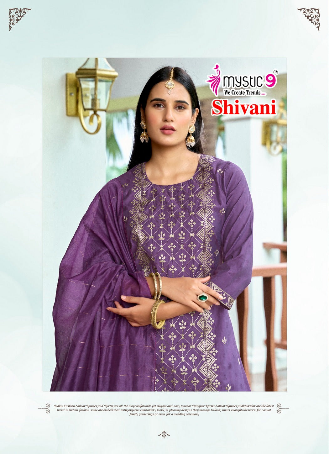 Shivani Vol 1 Mystic 9 Silk Dobby Readymade Pant Style Suits Wholesale Rate