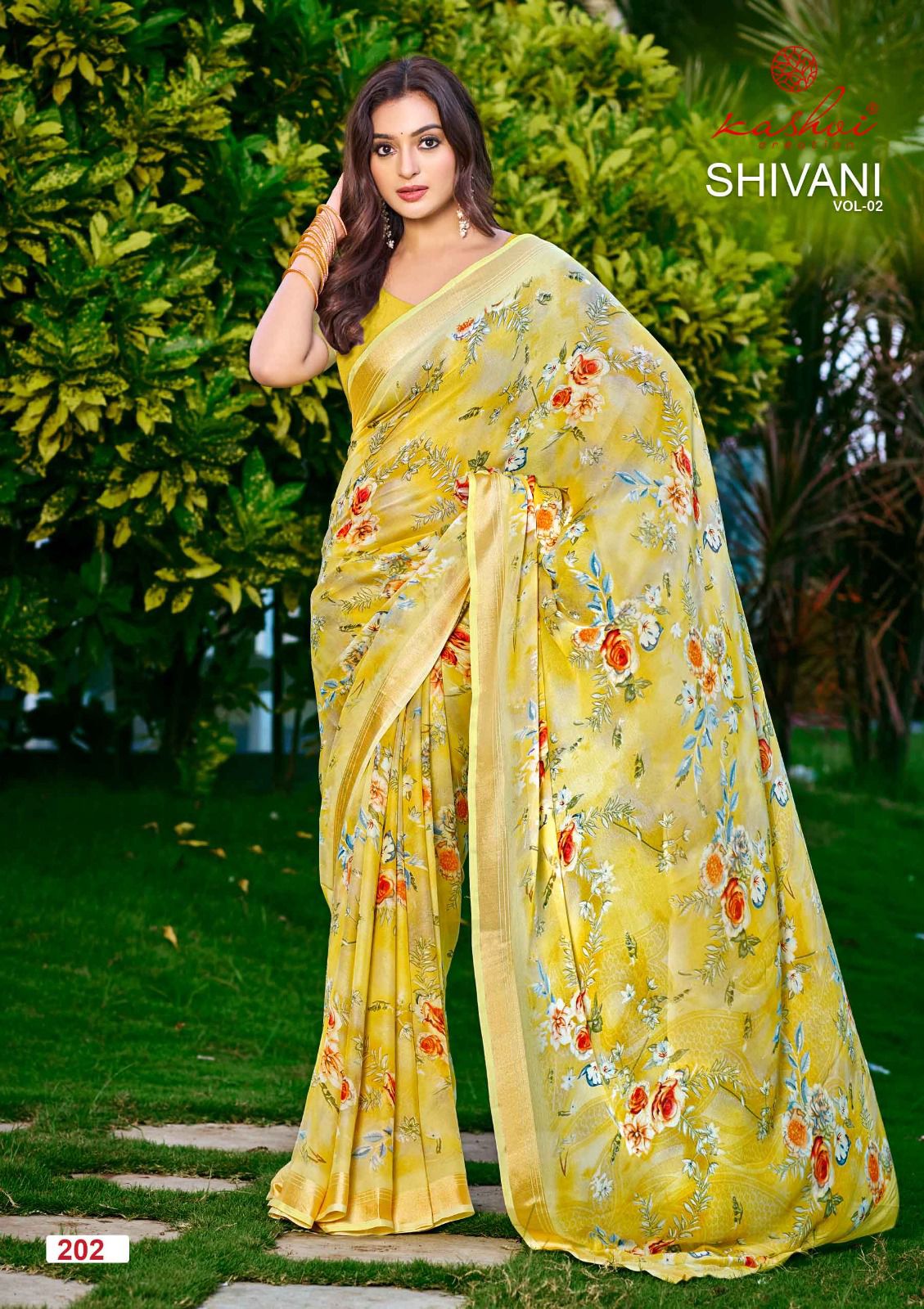 Shivani Vol 2 Kashvi Creation Dull Moss Sarees Supplier India