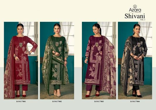 Shivani Vol 2 Radhika Fashion Azara Lawn Cotton Karachi Salwar Suits Manufacturer India