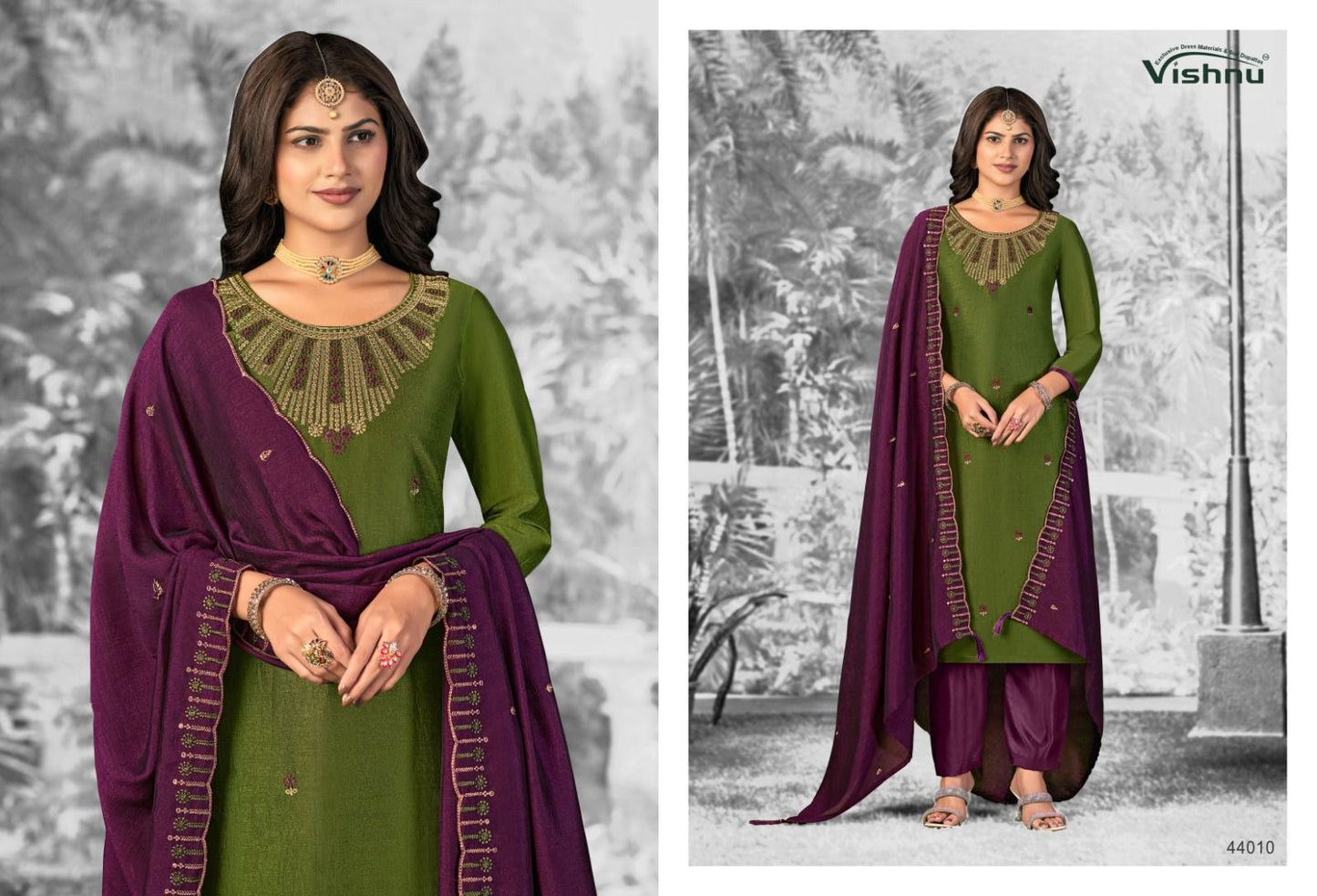 Shivani Vol 2 Vishnu Impex Vichitra Silk Pant Style Suits Exporter India