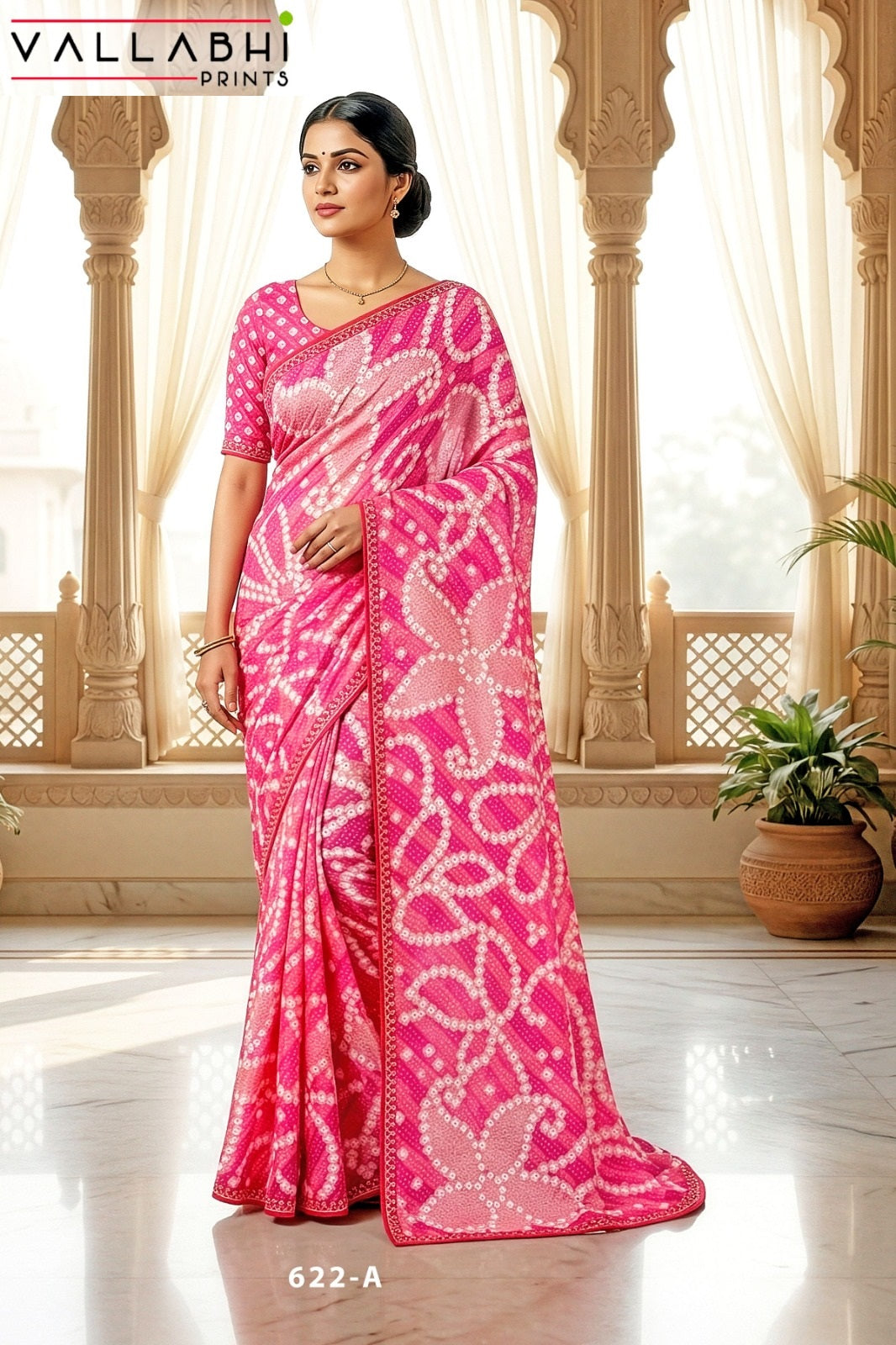 Shivantika Vol 4 Vallabhi Prints Brasso Sarees Manufacturer Ahmedabad