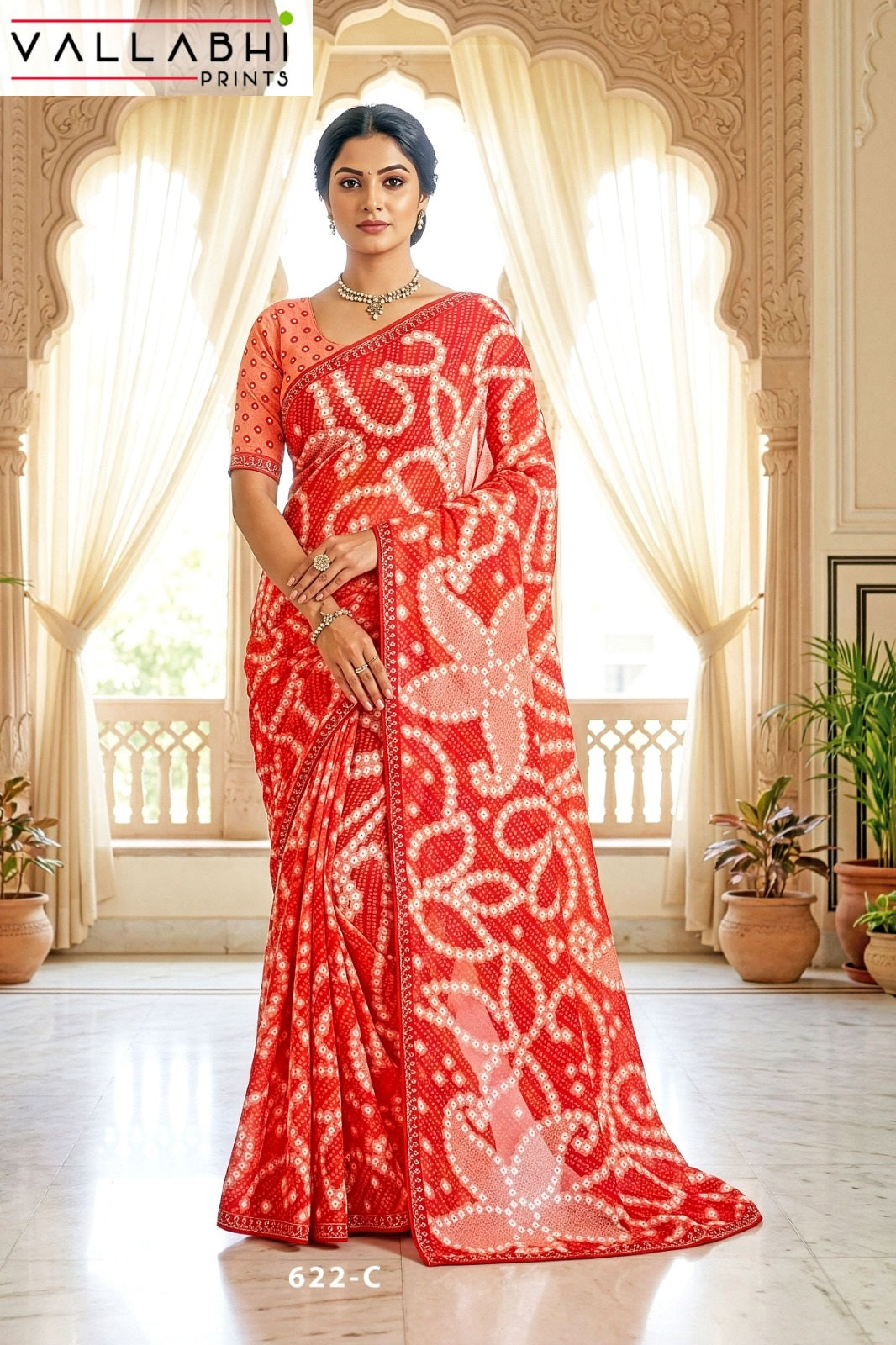 Shivantika Vol 4 Vallabhi Prints Brasso Sarees Manufacturer Ahmedabad
