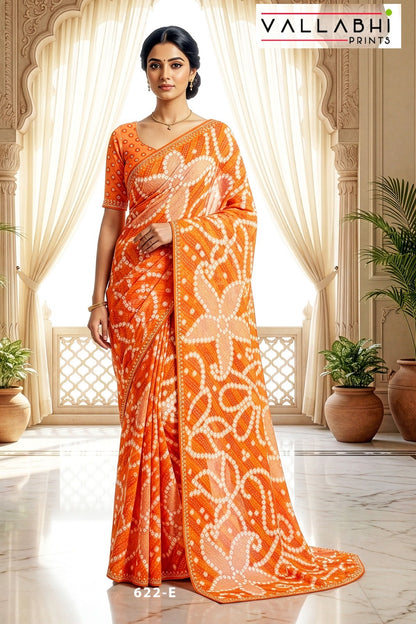 Shivantika Vol 4 Vallabhi Prints Brasso Sarees Manufacturer Ahmedabad
