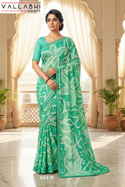 Shivantika Vol 4 Vallabhi Prints Brasso Sarees Manufacturer Ahmedabad