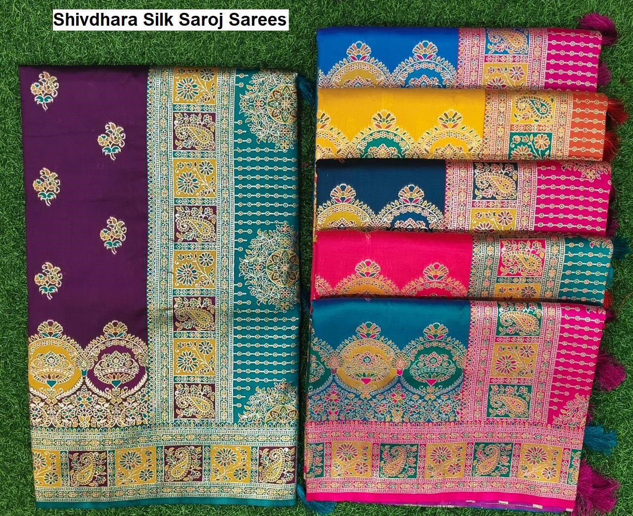Shivdhara Silk Saroj Sarees Manufacturer Ahmedabad