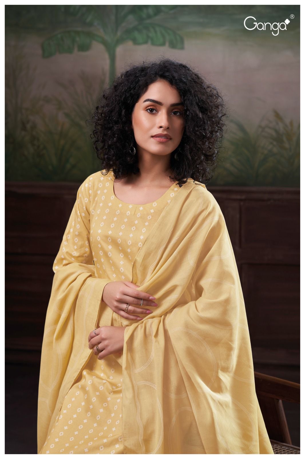 Shivika 2678 Ganga Cotton Plazzo Style Suits Wholesale