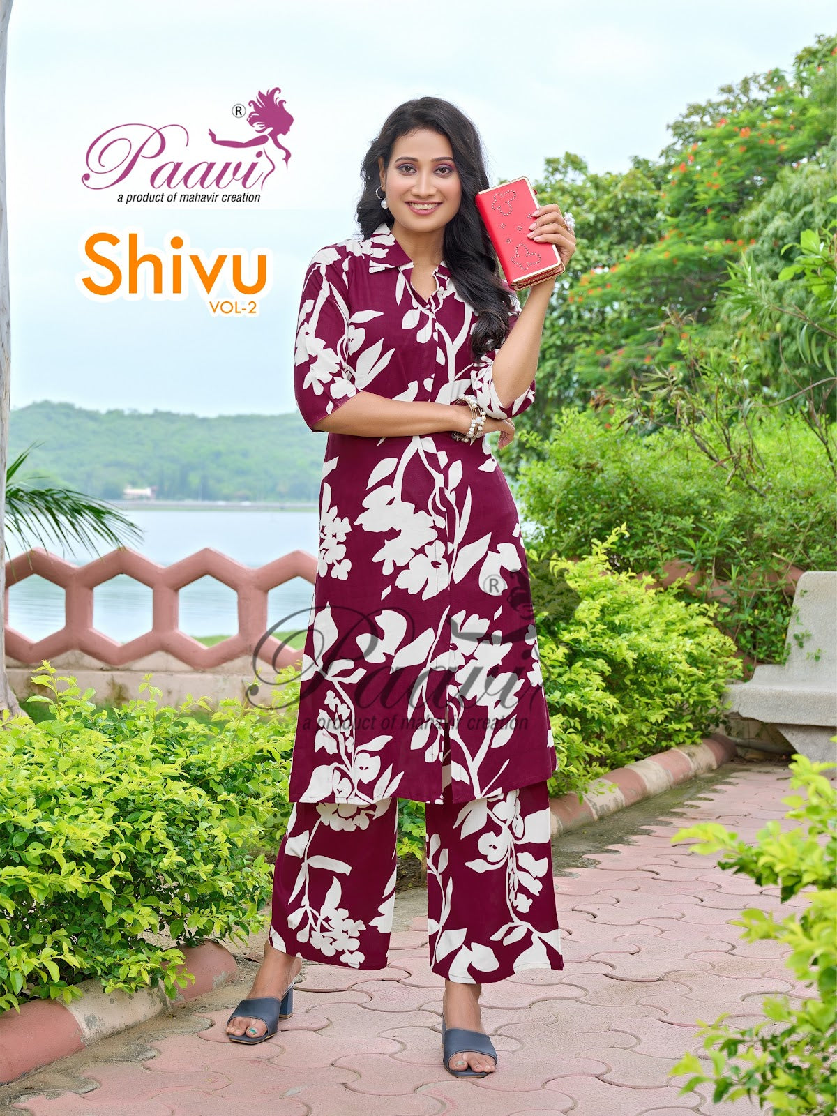 Shivu Vol 2 Paavi Reyon Co Ord Set Supplier Gujarat