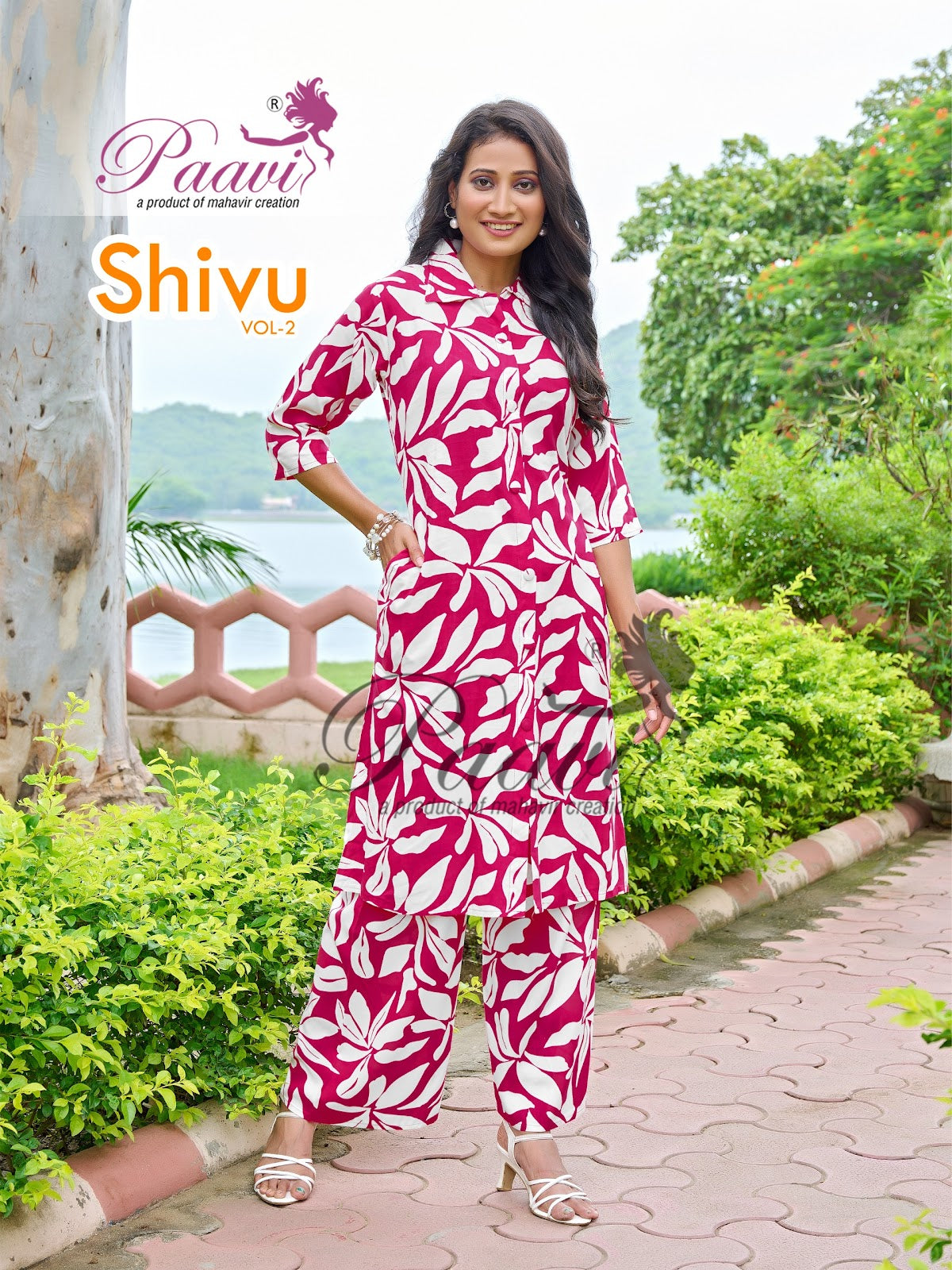 Shivu Vol 2 Paavi Reyon Co Ord Set Supplier Gujarat