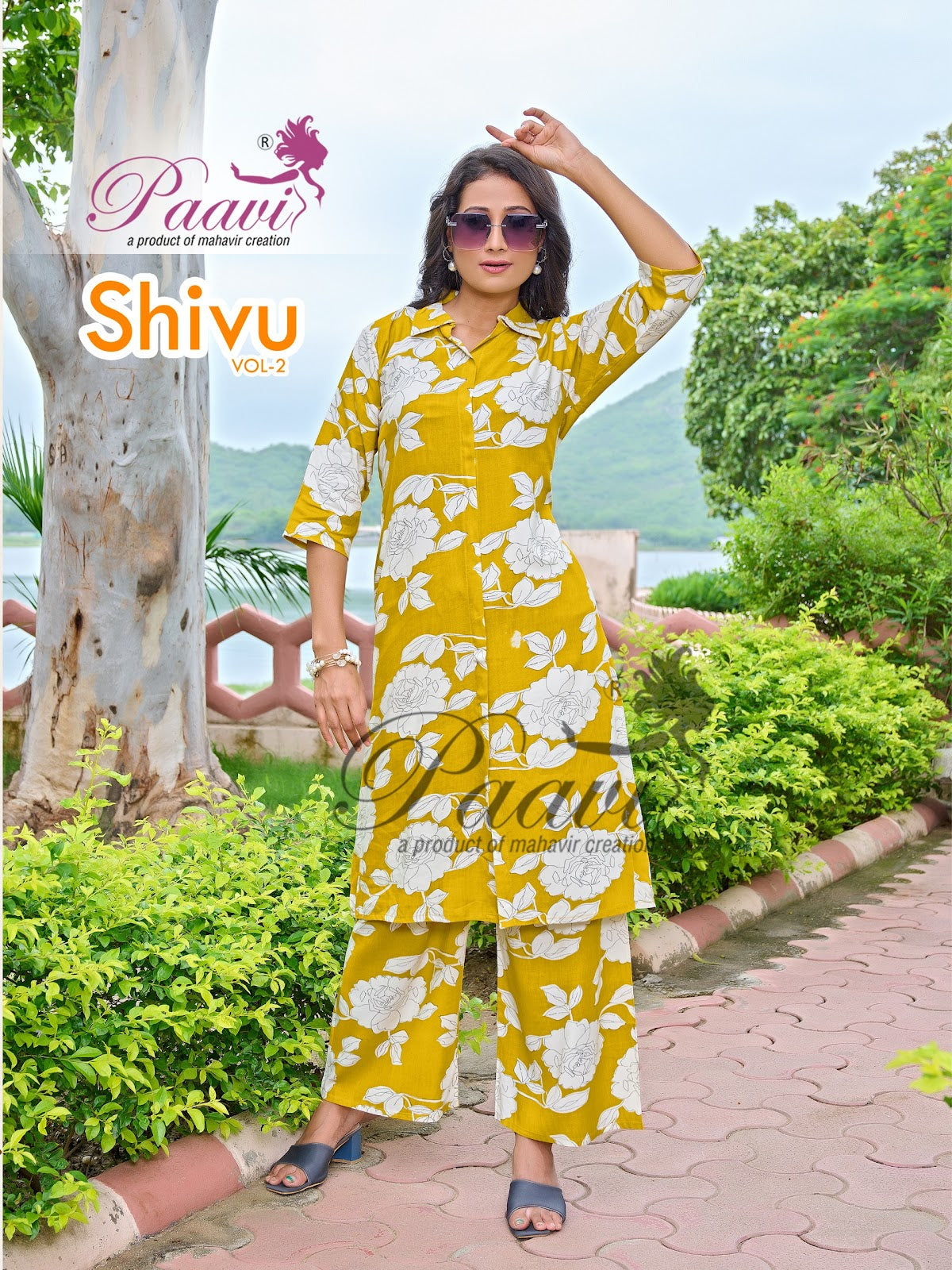 Shivu Vol 2 Paavi Reyon Co Ord Set Supplier Gujarat