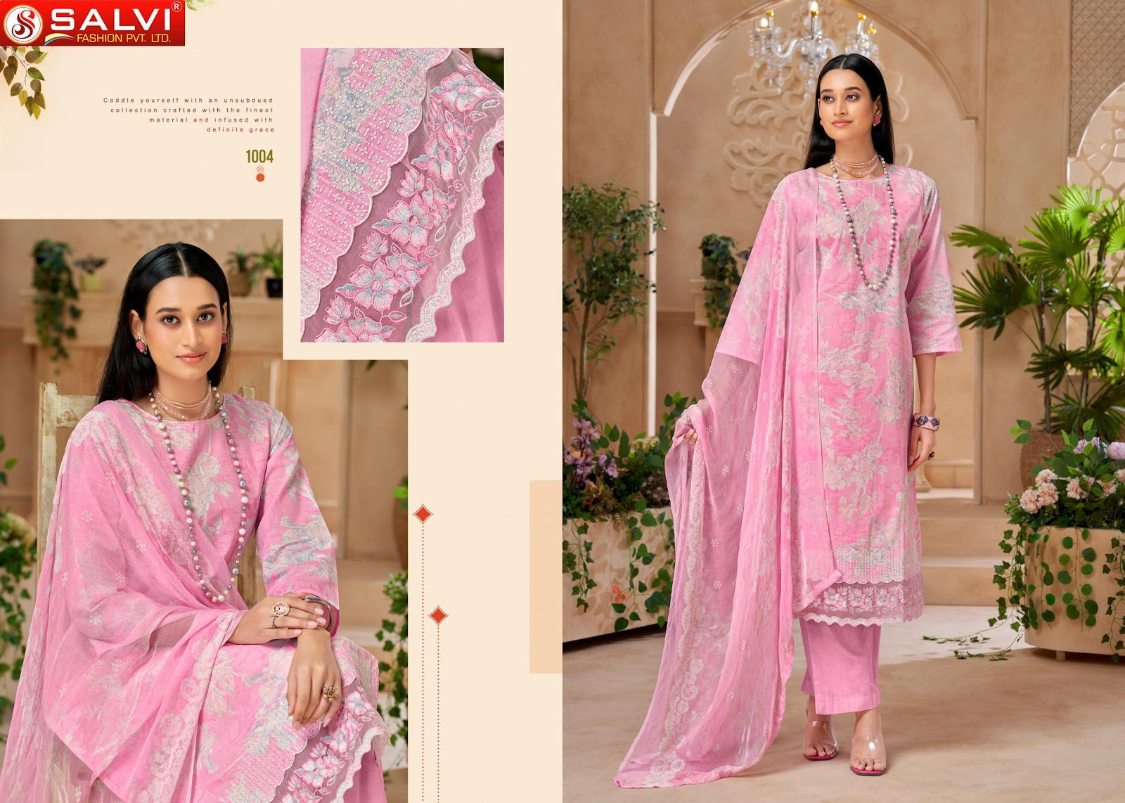 Shiyori Salvi Fashion Cotton Pant Style Suits Manufacturer Gujarat