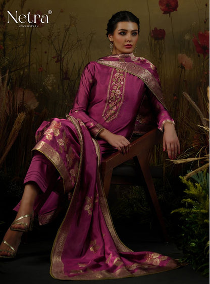 Shiza Netra Premium Viscose Pant Style Suits Supplier Gujarat