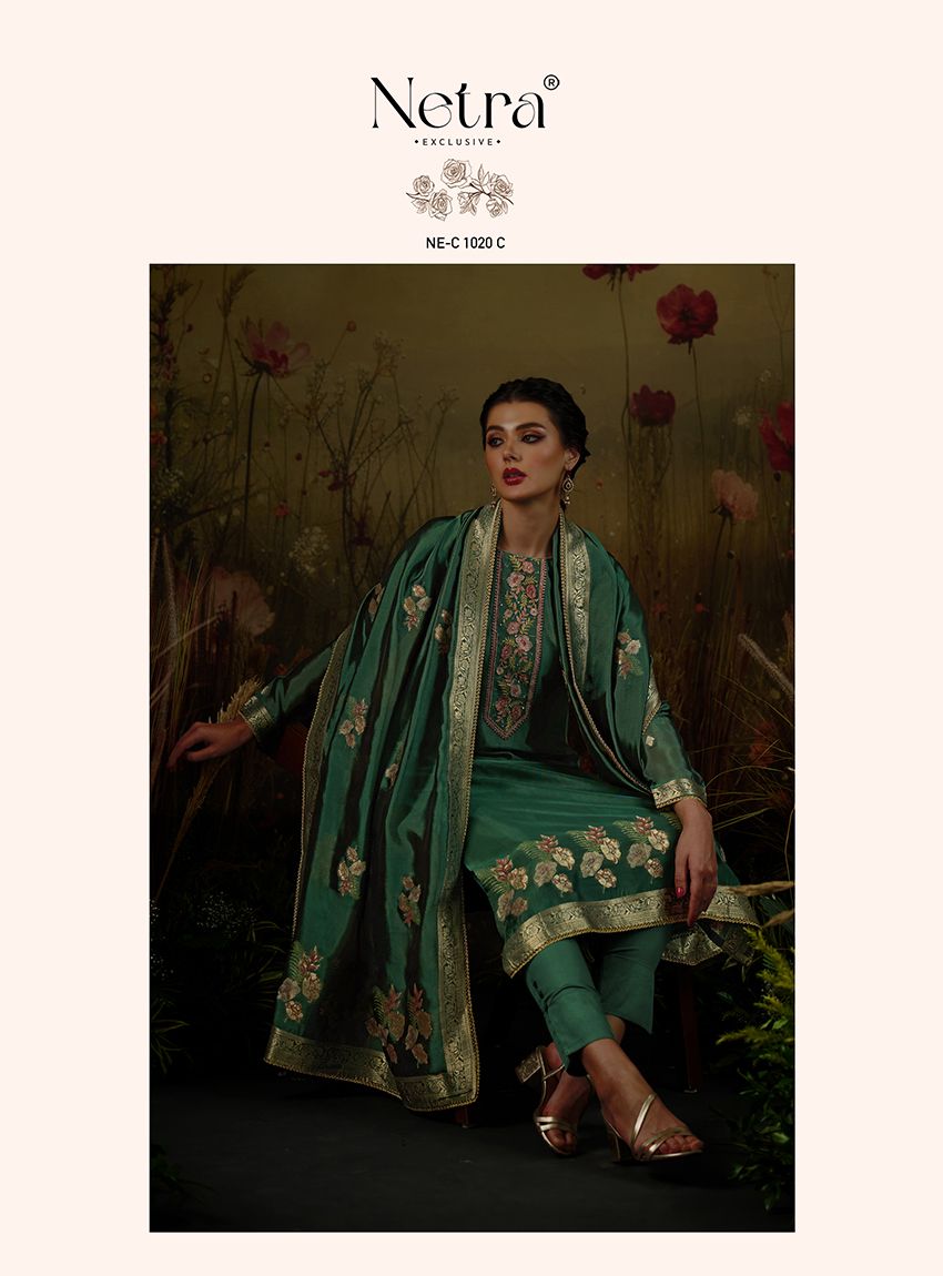 Shiza Netra Premium Viscose Pant Style Suits Supplier Gujarat