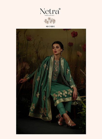 Shiza Netra Premium Viscose Pant Style Suits Supplier Gujarat