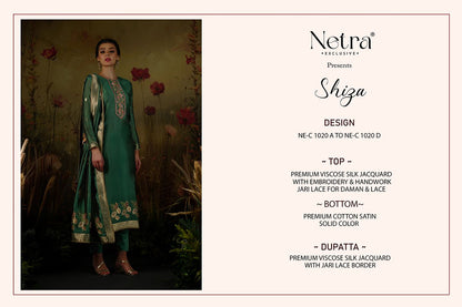 Shiza Netra Premium Viscose Pant Style Suits Supplier Gujarat