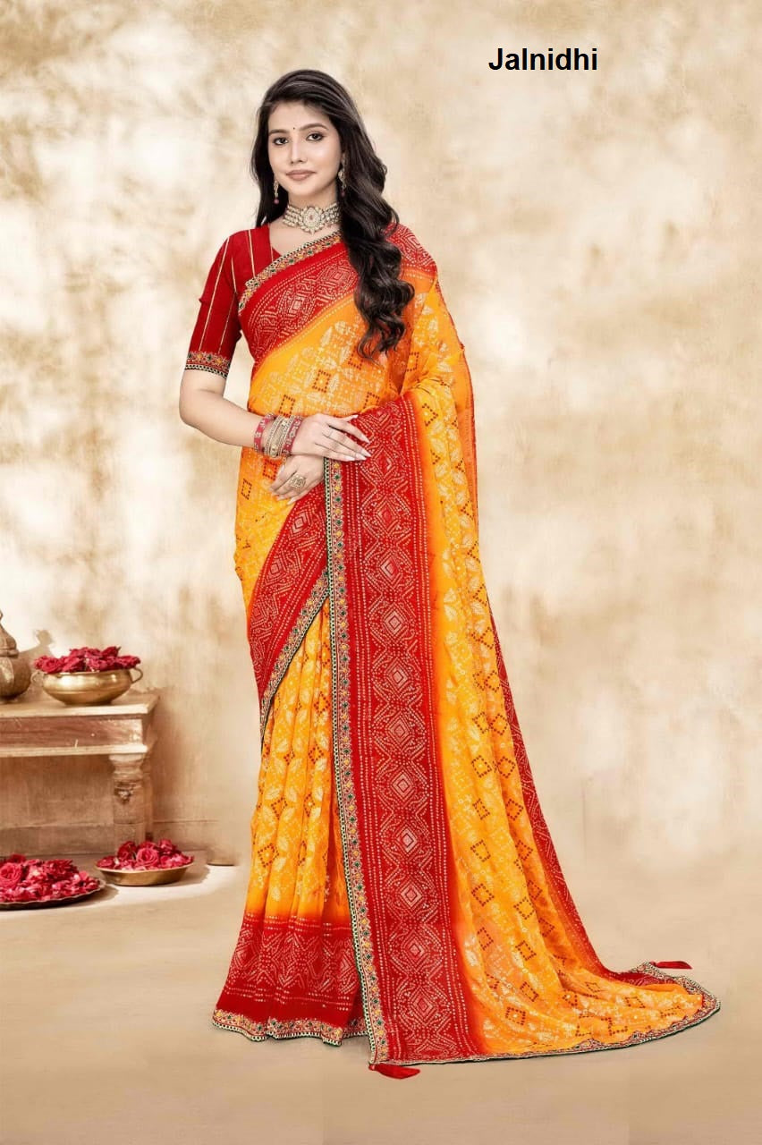Shloka Jalnidhi Georgette Sarees Wholesaler India