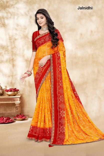 Shloka Jalnidhi Georgette Sarees Wholesaler India