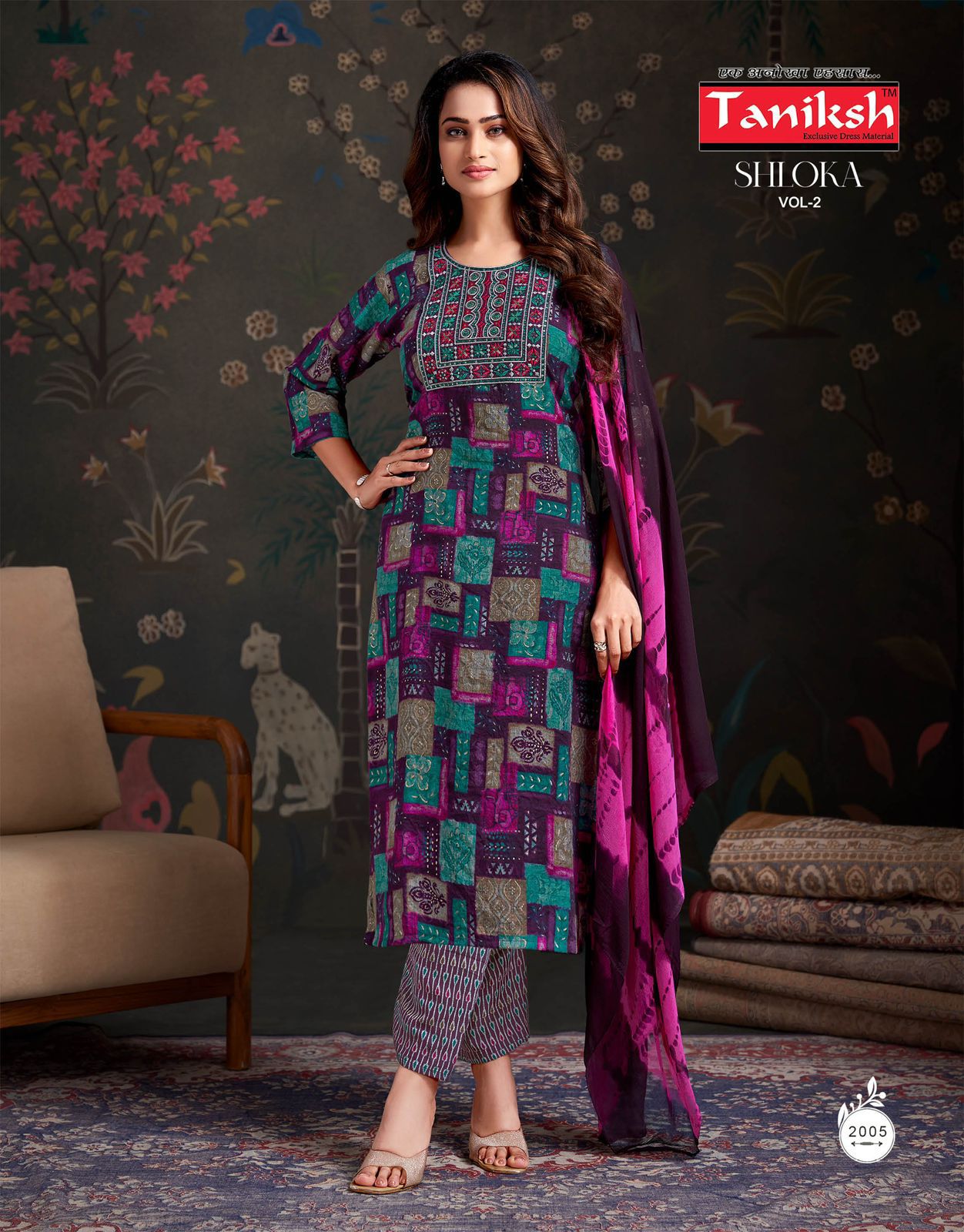 Shloka Vol 2 Taniksh Rayon Readymade Pant Style Suits Wholesale