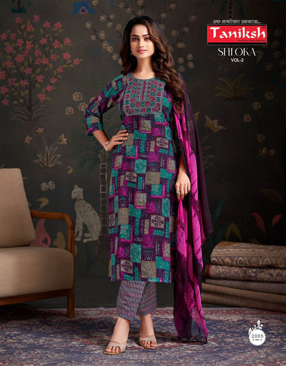 Shloka Vol 2 Taniksh Rayon Readymade Pant Style Suits Wholesale