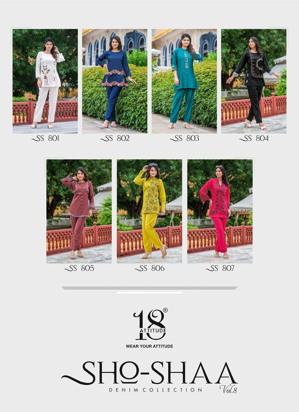 Sho Shaa Vol 8 18 Attitude Bsy Co Ord Set Manufacturer – Kavya Style Plus
