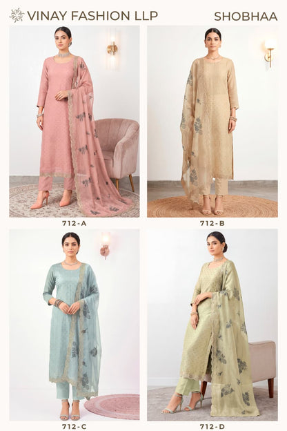 Shobhaa Kuleesh Vinay Fashion Llp Royal Crinkle Pant Style Suits Wholesale Price