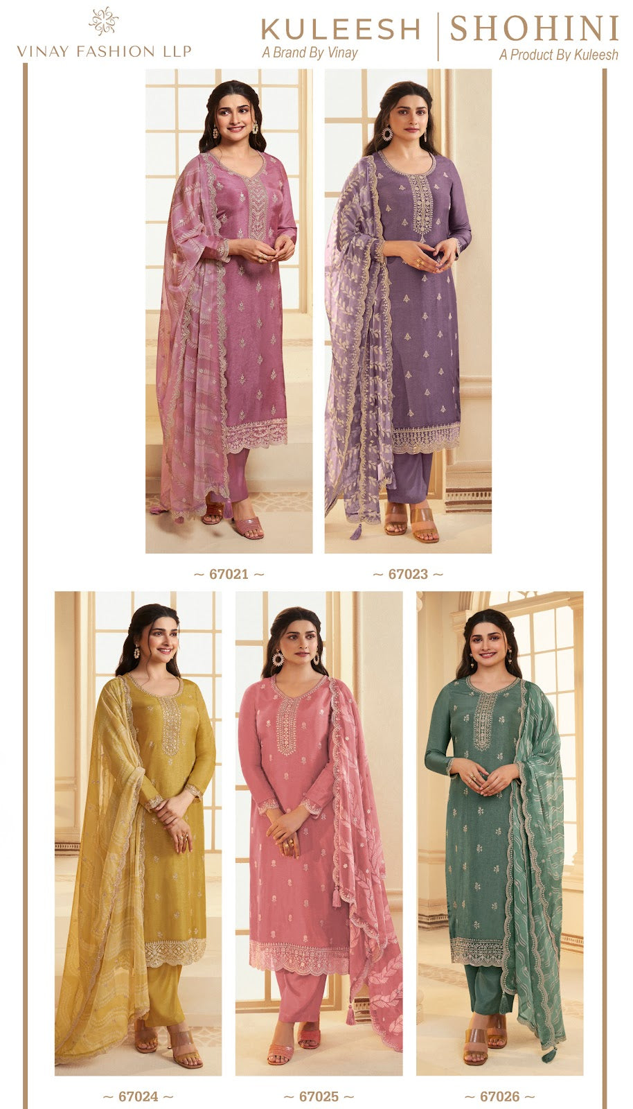 Shohini Hitlist Vinay Fashion Llp Dola Silk Pant Style Suits Supplier India